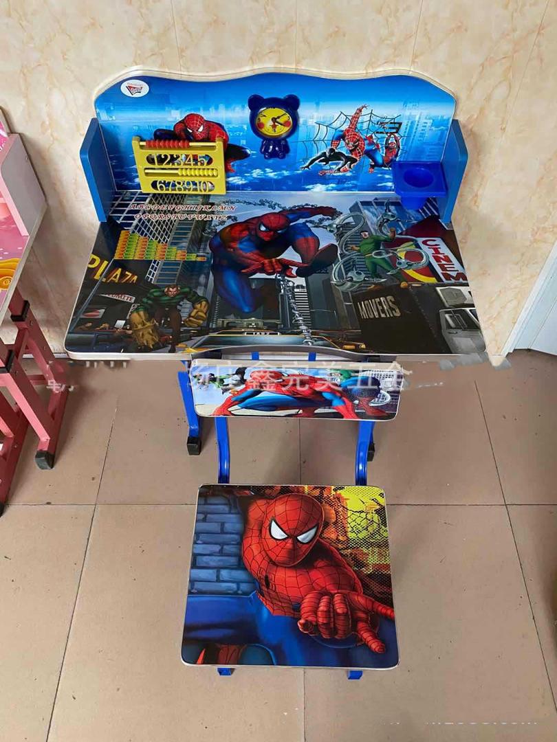  Spiderman Kids Study Table and Chair Set